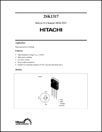 Click here to download 2SK1317 Datasheet