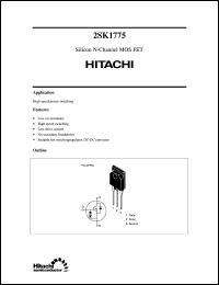 Click here to download 2SK1775 Datasheet