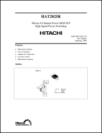 Click here to download HAT2025R Datasheet