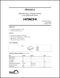 Click here to download PF01411 Datasheet