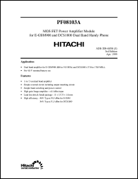 Click here to download PF08103A Datasheet