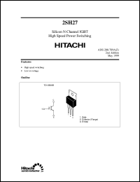 Click here to download 2SH27 Datasheet
