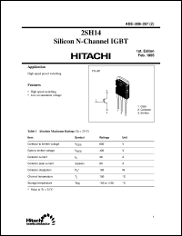 Click here to download 2SH14 Datasheet
