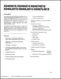 Click here to download HD404818FS Datasheet