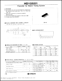 Click here to download HD10551 Datasheet