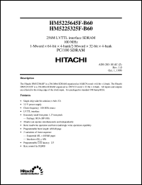 Click here to download HM5225325F-B60 Datasheet