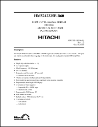 Click here to download HM5212325FBP-B60 Datasheet