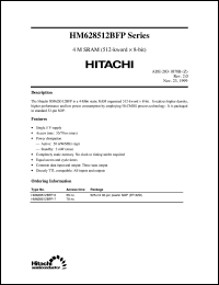 Click here to download HM628512BFP-7 Datasheet