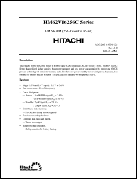 Click here to download HM62V16256CLTT-7SL Datasheet