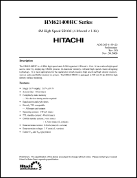 Click here to download HM621400HCLJP-10 Datasheet