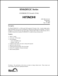 Click here to download HM628512CLTT-7SL Datasheet