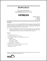 Click here to download HN58X24512FPI Datasheet