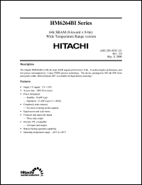 Click here to download HM6264BLFPI-10 Datasheet