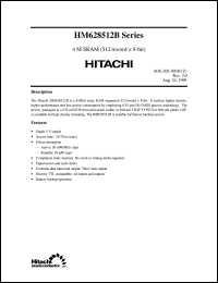 Click here to download HM628512BLFP-7 Datasheet
