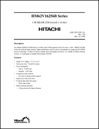 Click here to download HM62V16256BLTT-7SL Datasheet