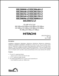 Click here to download HB288640A5 Datasheet
