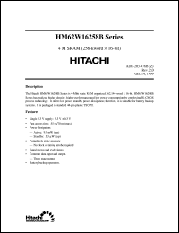 Click here to download HM62W16258BLTT-5 Datasheet
