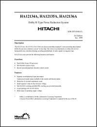 Click here to download HA12135A Datasheet