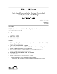 Click here to download HA12166F Datasheet