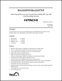 Click here to download HA12155NT Datasheet