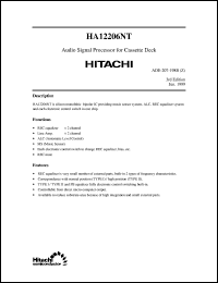 Click here to download HA12206NT Datasheet