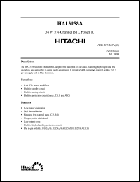 Click here to download HA13158A Datasheet