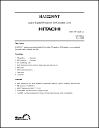 Click here to download HA12230NT Datasheet