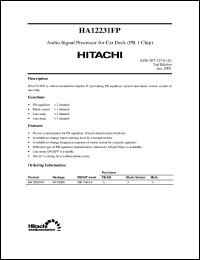 Click here to download HA12231 Datasheet