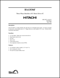 Click here to download HA13536F Datasheet
