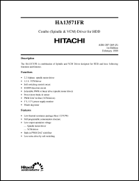 Click here to download HA13571FR Datasheet