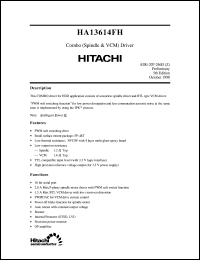 Click here to download HA13614FH Datasheet