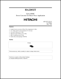 Click here to download HA22032T Datasheet