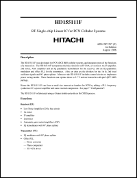 Click here to download HD155111F Datasheet