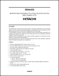 Click here to download HD66420 Datasheet