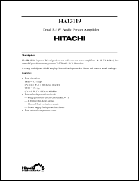 Click here to download HA13119 Datasheet