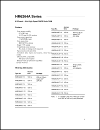 Click here to download HM6264ALSP-10 Datasheet