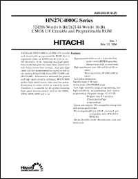 Click here to download HN27C4000G-12 Datasheet