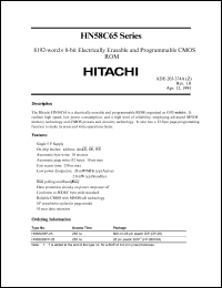 Click here to download HN58C65FP-25 Datasheet