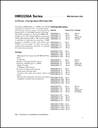 Click here to download HM62256ALT-12 Datasheet