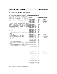 Click here to download HM62256ALSP-8SL Datasheet