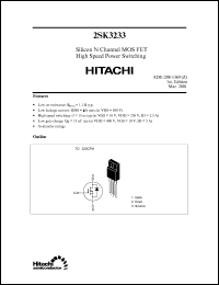 Click here to download 2SK3233 Datasheet
