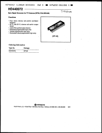 Click here to download HD440072 Datasheet