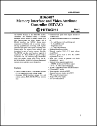 Click here to download HD63487 Datasheet