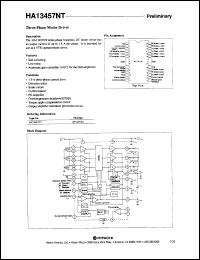 Click here to download HA13457NT Datasheet