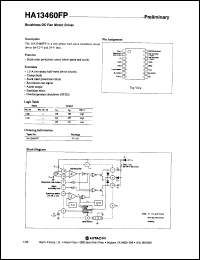 Click here to download HA13460FP Datasheet