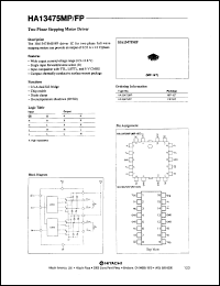 Click here to download HA13475MP Datasheet