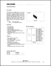 Click here to download HA13492 Datasheet