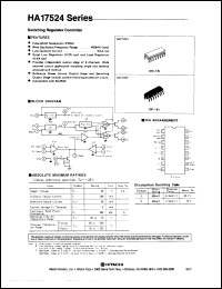 Click here to download HA17524G Datasheet