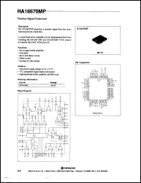Click here to download HA16670MP Datasheet