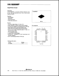 Click here to download HA16689MP Datasheet